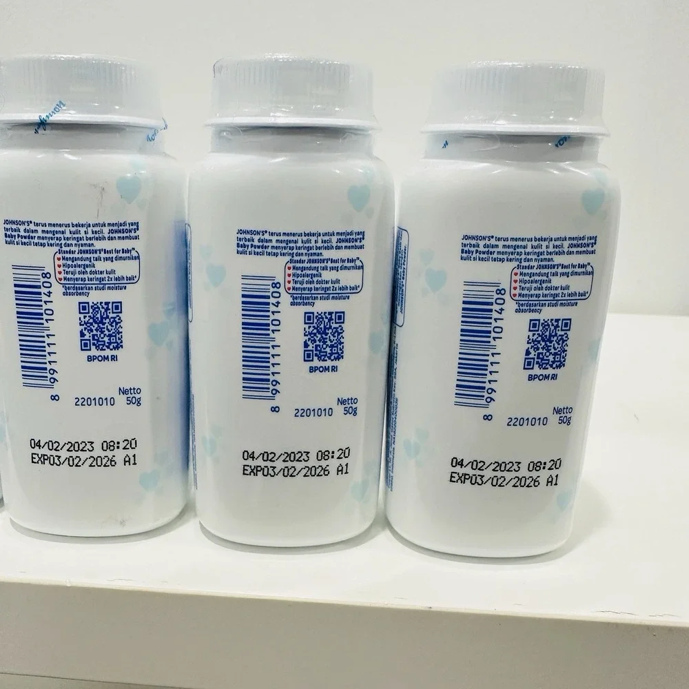 X4 MINI Johnson's Baby Powder Silky Soft Skin W/ Talc Hypoallergenic 1.8oz (50g)